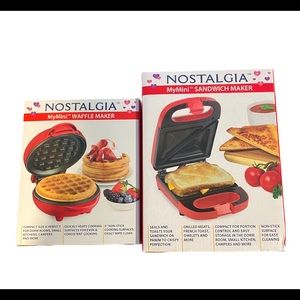 Waffle and sandwich maker